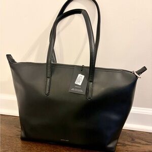 Matt & Nat Abbi Tote NWT Black Vegan Leather